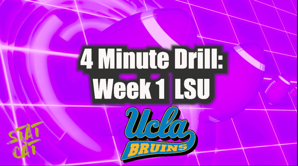 2021: LSU 4 Minute Drill Week 1
